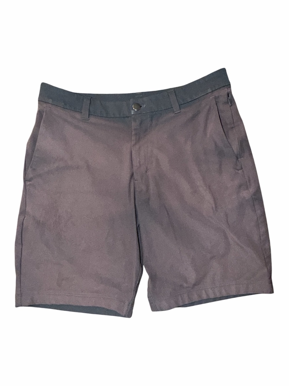 Lululemon Size 32 Gray Chino Golf Shorts Flat Front